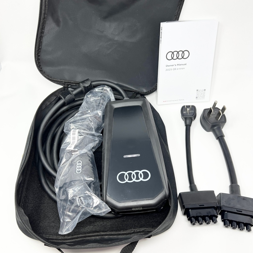 Audi EV Charger e-tron Charging Cable Kit 120v 240v NEMA 5-15 14-50 Portable